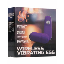 Ou Vibrator Whirless Purple cu Telecomanda 8 cm