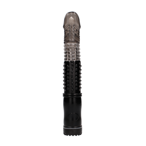 Vibrator Shots Vibrating Dolphin Negru 22 cm