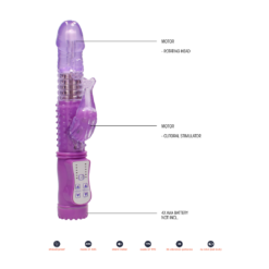 Vibrator Shots Vibrating Dolphin Violet