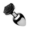 Butt Plug Anal Black Rose M