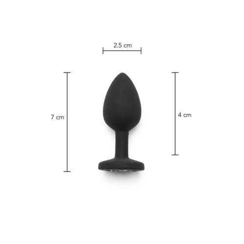 Butt Plug Silicon cu Diamant