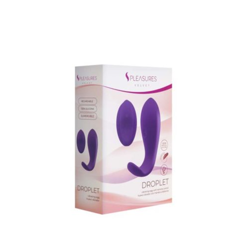 Ou Vibrator Velvet Droplet Purple