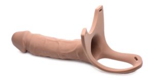 Stap On pentru Barbati Hollow Silicone Dildo 1