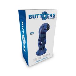 Vibrator din Sticla Buttocks Gleaming