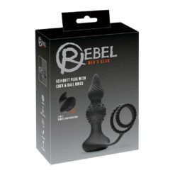 Dop Anal Rebel RC Cock si Ball Rings