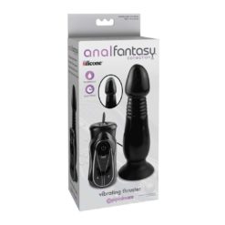 Vibrator Anal Thruster Black